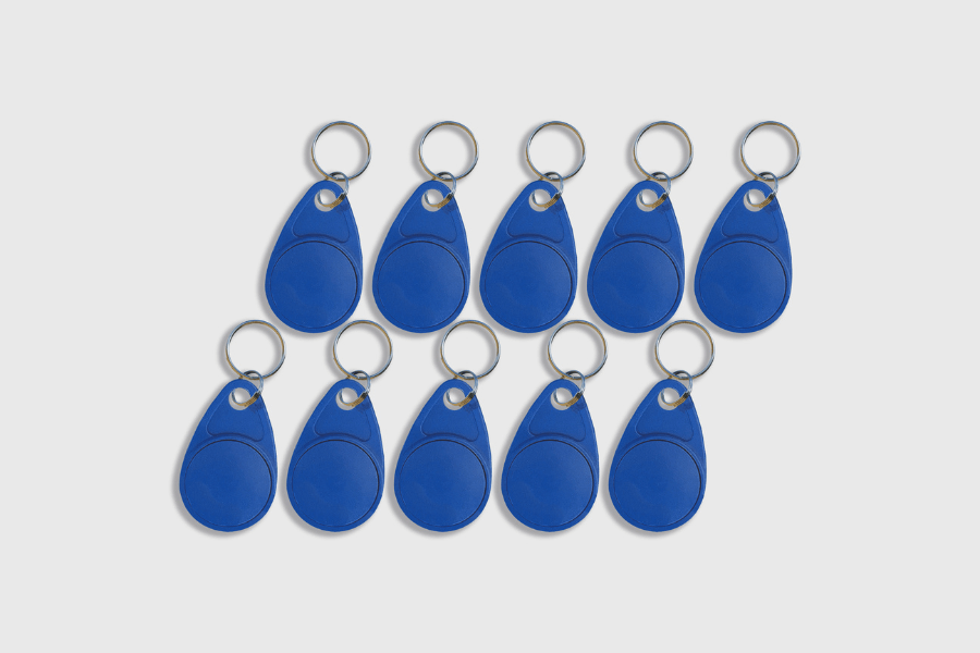 NFC Keychain NTAG213 Blue (10 pieces)