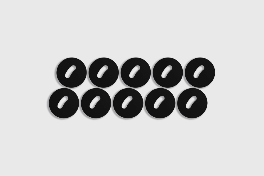 NFC Plastic Tag NTAG213 Black (10 pieces)