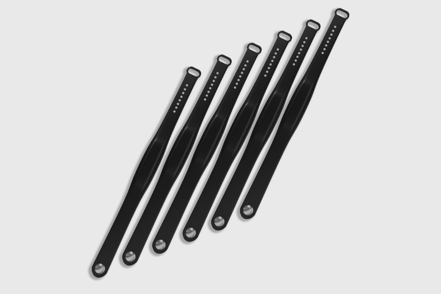 NFC Wristband NTAG213 Black (6 pieces)