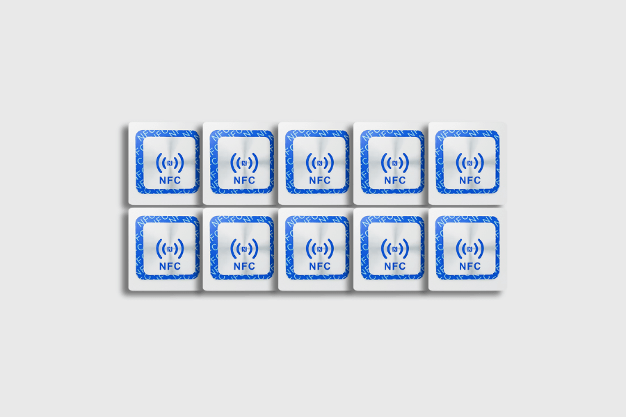 NTAG213 Square NFC Sticker (10-pack)