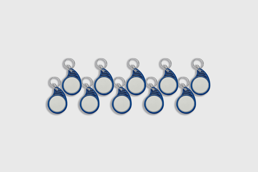 RFID Keychain MIFARE Classic 1K Blue (10 pieces)