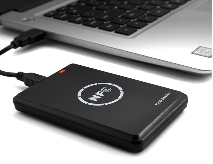 Black RFID writer