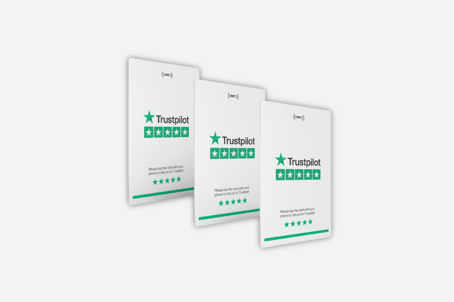 TrustPilot Review Card (3 pieces)