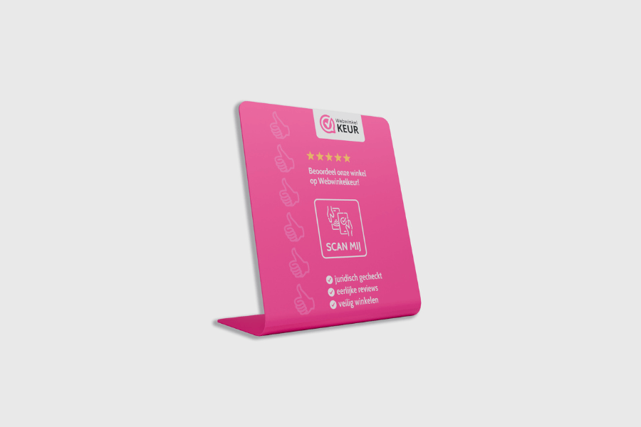 WebwinkelKeur Review: Large Display
