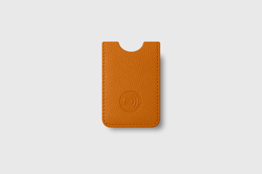 Brown Leather Business Card Holder