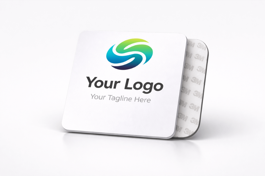 NFC PVC Sticker, Square, 100x100mm – Custom Design