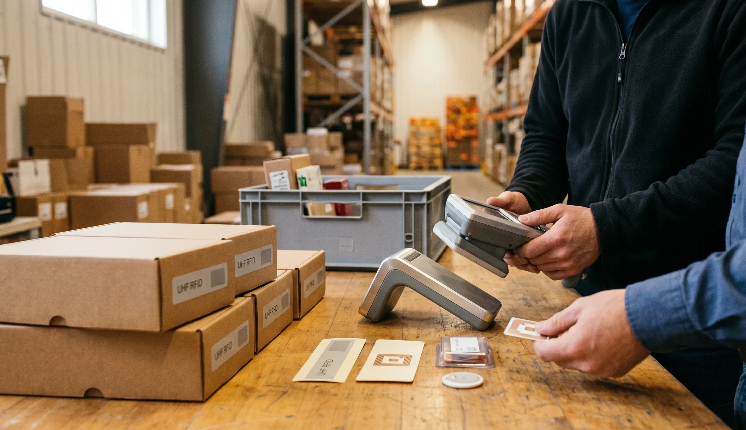 Which RFID technology is best suited for RFID order picking?