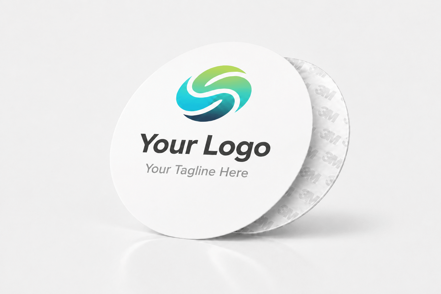 NFC PET Round Sticker, 30 mm – Custom Design