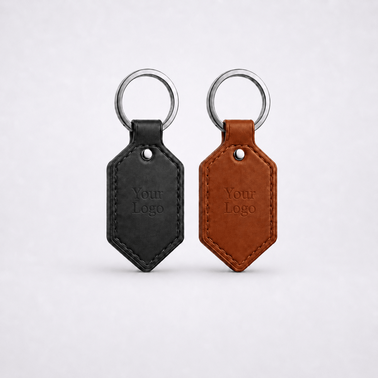 RFID Leather Keychain—Custom Design