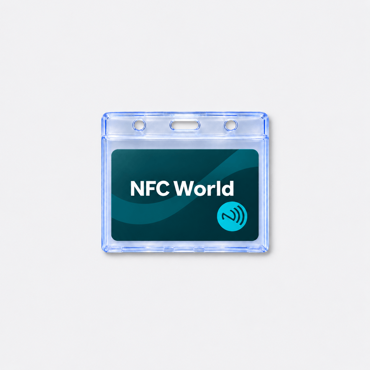 Transparent Horizontal Business Card Holder