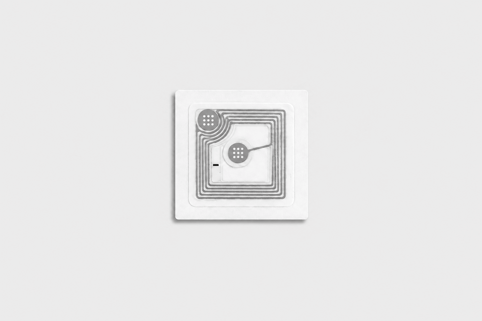NFC Square Sticker NTAG213 Transparent 18x18mm (10 pieces)